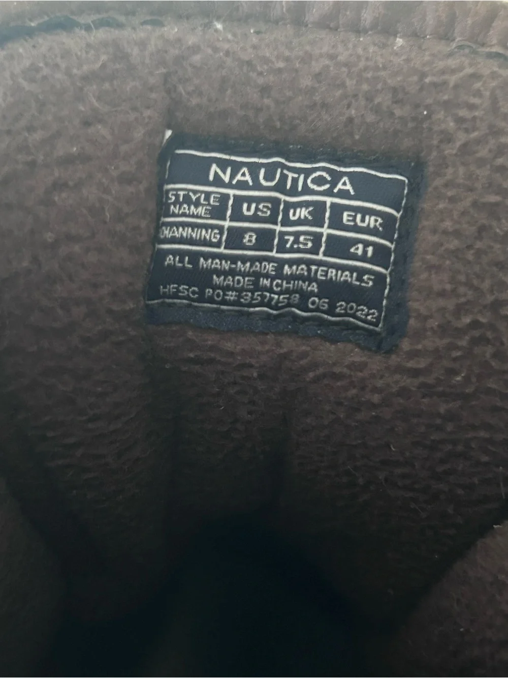 Nautica Channing Brown & Tan Waterproof Duck Boots